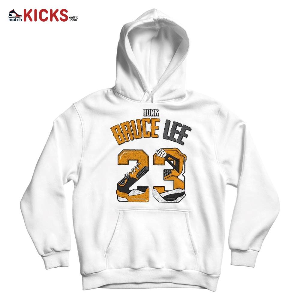 Number 23 Dirty Sneaker Shirt Match Dunk Reverse Goldenrod, Dunk High Bruce Lee MKO T-Shirt Number 23 Dirty Sneaker Shirt Match Dunk Reverse Goldenrod, Dunk High Bruce Lee MKO T-Shirt