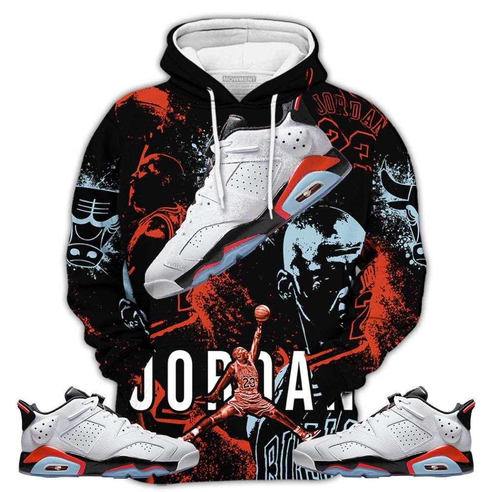 Number 23 Drip Shoes Kicks Goat Sneaker Shirt Match Golf White Infrared 6S, Jordan 6 Low Infrared Hoodie Sweatshirt Tee All Over Print MKO Shirt Number 23 Drip Shoes Kicks Goat Sneaker Shirt Match Golf White Infrared 6S, Jordan 6 Low Infrared Hoodie Sweatshirt Tee All Over Print MKO Shirt