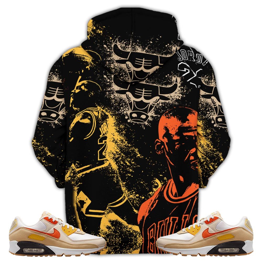Number 23 Drip Shoes Kicks Goat Sneaker Shirt Match Max 90 Barometer, Air Max 90 Air Pressure Hoodie Sweatshirt Tee All Over Print MKO Shirt