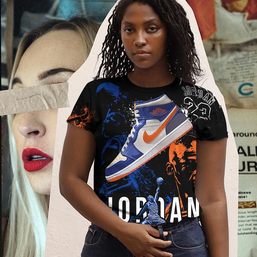 Number 23 Drip Shoes Kicks Goat Sneaker Shirt Match Mid Knicks 1S, Jordan 1 Mid Knicks Hoodie Sweatshirt Tee All Over Print MKO Shirt Number 23 Drip Shoes Kicks Goat Sneaker Shirt Match Mid Knicks 1S, Jordan 1 Mid Knicks Hoodie Sweatshirt Tee All Over Print MKO Shirt