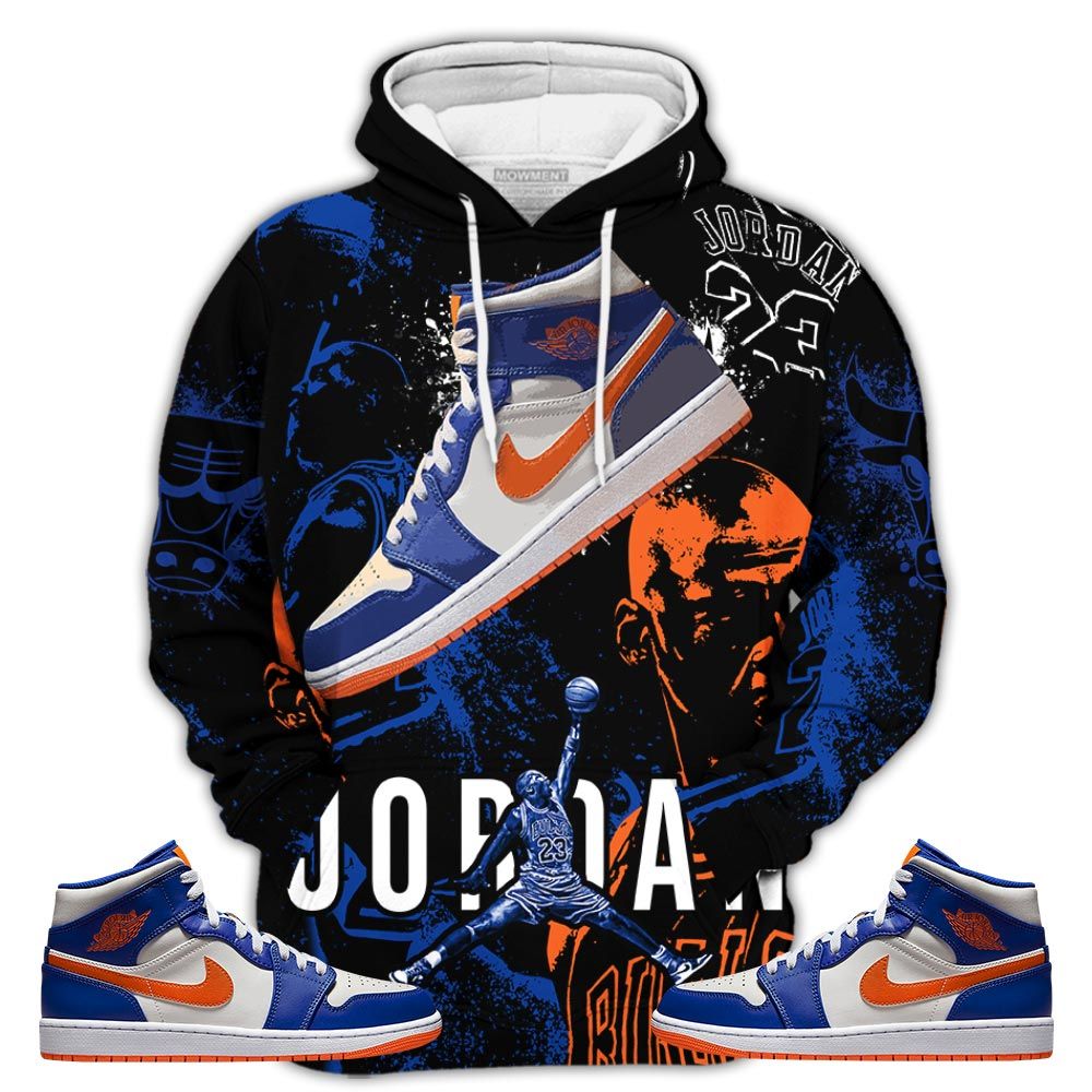 Number 23 Drip Shoes Kicks Goat Sneaker Shirt Match Mid Knicks 1S, Jordan 1 Mid Knicks Hoodie Sweatshirt Tee All Over Print MKO Shirt Number 23 Drip Shoes Kicks Goat Sneaker Shirt Match Mid Knicks 1S, Jordan 1 Mid Knicks Hoodie Sweatshirt Tee All Over Print MKO Shirt