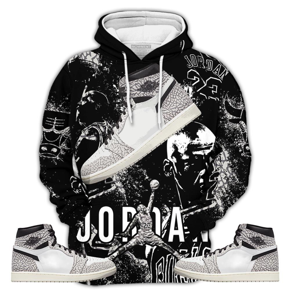 Number 23 Drip Shoes Kicks Goat Sneaker Shirt Match Og Elephant 1S, Jordan 1 White Cement Hoodie Sweatshirt Tee All Over Print MKO Shirt Number 23 Drip Shoes Kicks Goat Sneaker Shirt Match Og Elephant 1S, Jordan 1 White Cement Hoodie Sweatshirt Tee All Over Print MKO Shirt