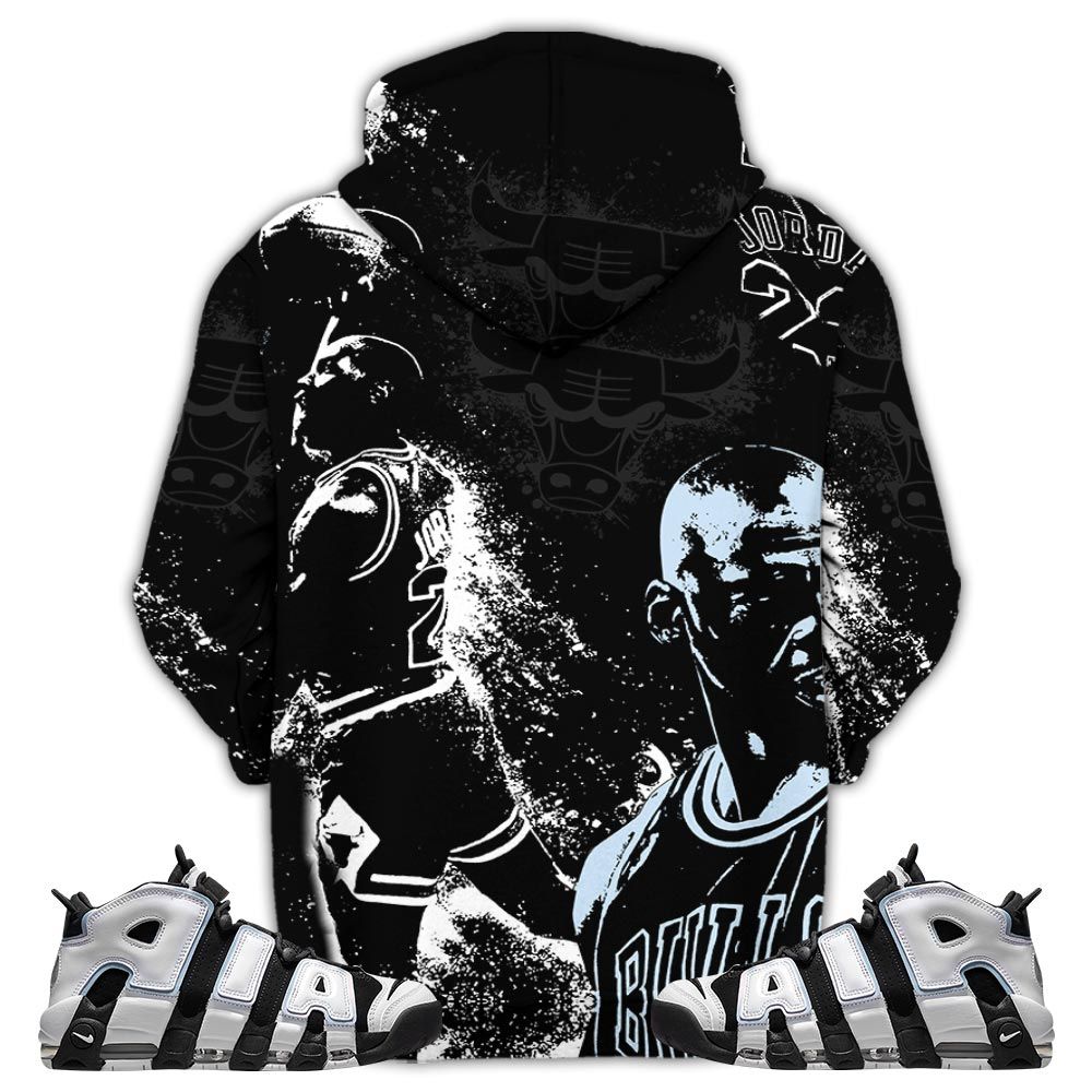 Number 23 Drip Shoes Kicks Goat Sneaker Shirt Match Uptempo Cobalt Bliss, Air More Uptempo Cobalt Bliss Hoodie Sweatshirt Tee All Over Print MKO Shirt