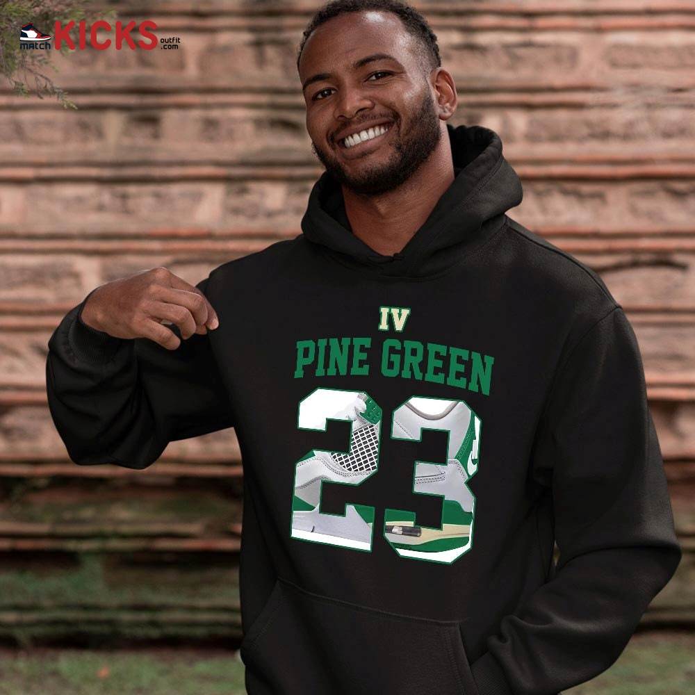 Number 23 Goat Shoes Sneaker Shirt Match Retro Pine Green 4s, Jordan 4 Pine Green MKO T-Shirt Number 23 Goat Shoes Sneaker Shirt Match Retro Pine Green 4s, Jordan 4 Pine Green MKO T-Shirt