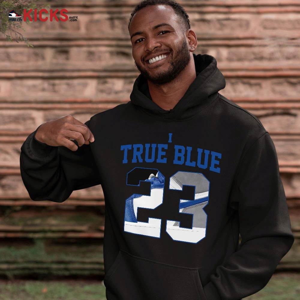 Number 23 Goat Shoes Sneaker Shirt Match True Blue 1s, Jordan 1 High OG True Blue MKO T-Shirt Number 23 Goat Shoes Sneaker Shirt Match True Blue 1s, Jordan 1 High OG True Blue MKO T-Shirt