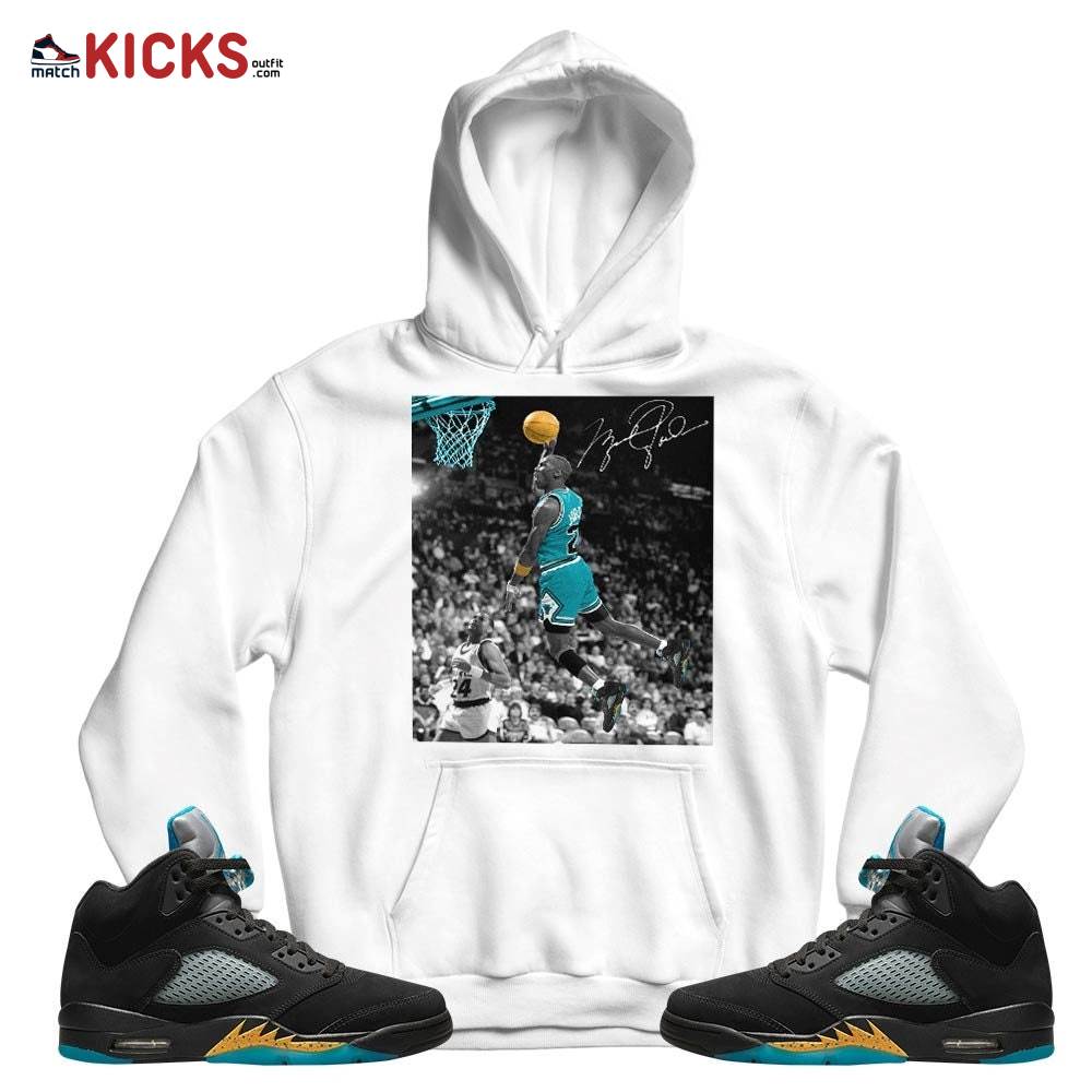 Number 23 Goat Sneaker Shirt Match 2023 Retro Aqua 5s, Jordan 5 Aqua MKO T-Shirt Number 23 Goat Sneaker Shirt Match 2023 Retro Aqua 5s, Jordan 5 Aqua MKO T-Shirt