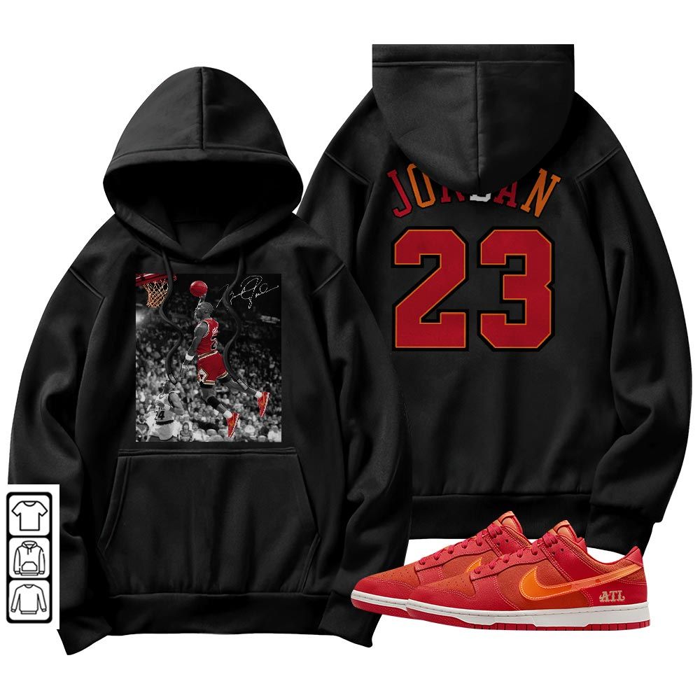 Number 23 Goat Sneaker Shirt Match Dunk Low ALT, Dunk Low Atlanta MKO T-Shirt