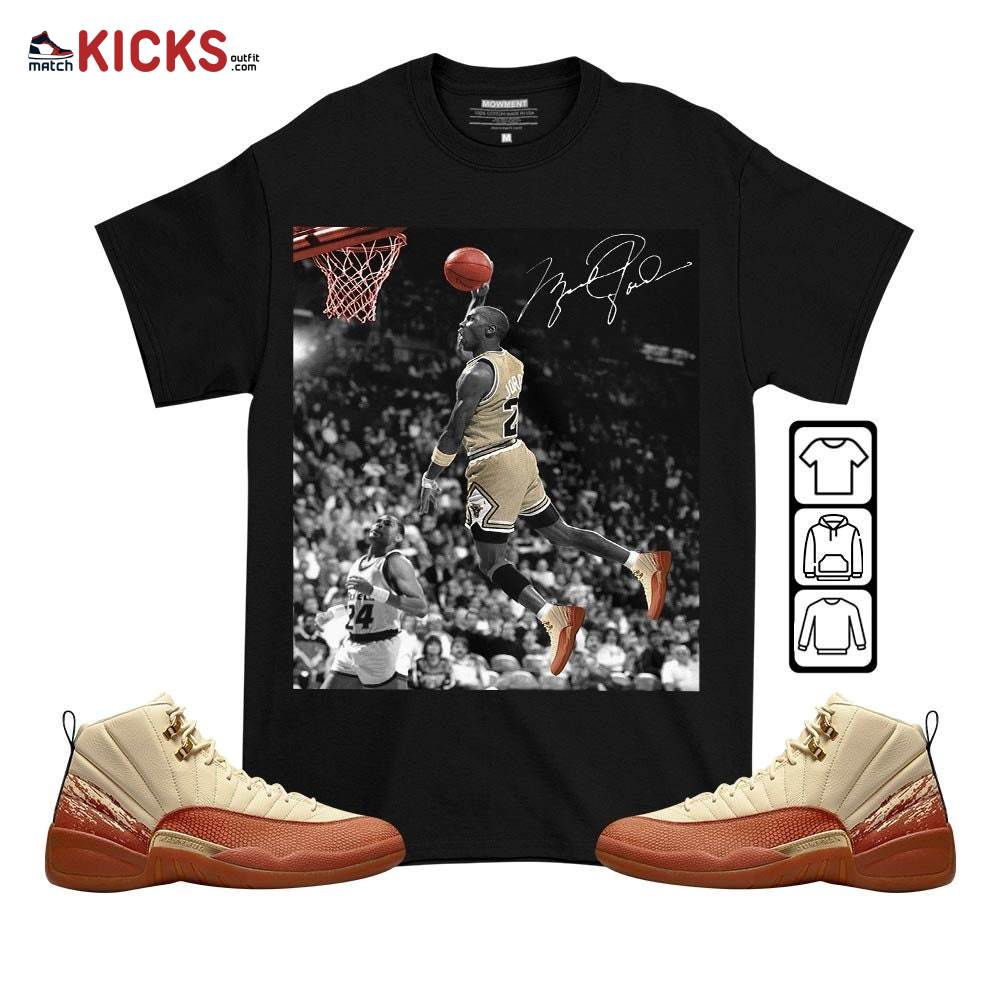 Number 23 Goat Sneaker Shirt Match Eastside Golf 12s, Jordan 12 Retro Eastside Golf MKO T-Shirt