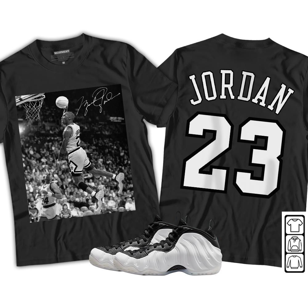 Number 23 Goat Sneaker Shirt Match Foamposite White Black, Air Foamposite One Penny PE MKO Hoodie