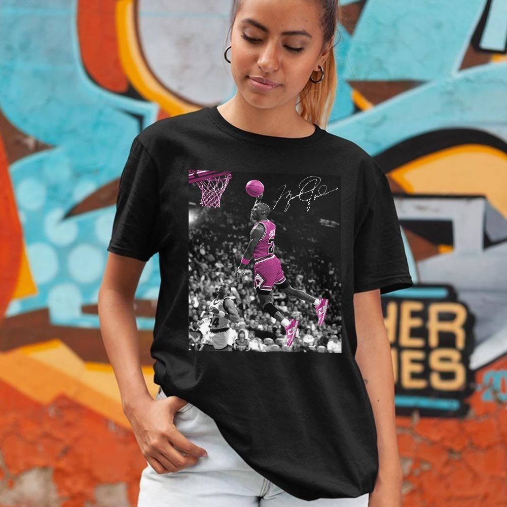 Number 23 Goat Sneaker Shirt Match GS Active Fuchsia, Dunk Low Active Fuchsia MKO T-Shirt Number 23 Goat Sneaker Shirt Match GS Active Fuchsia, Dunk Low Active Fuchsia MKO T-Shirt