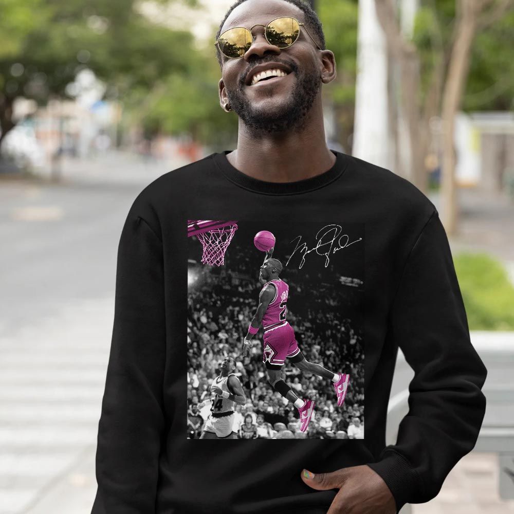 Number 23 Goat Sneaker Shirt Match GS Active Fuchsia, Dunk Low Active Fuchsia MKO T-Shirt Number 23 Goat Sneaker Shirt Match GS Active Fuchsia, Dunk Low Active Fuchsia MKO T-Shirt