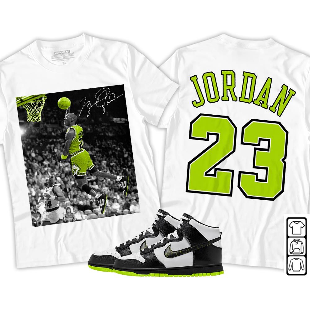 Number 23 Goat Sneaker Shirt Match High Electric 2023, Dunk High Electric MKO T-Shirt Number 23 Goat Sneaker Shirt Match High Electric 2023, Dunk High Electric MKO T-Shirt