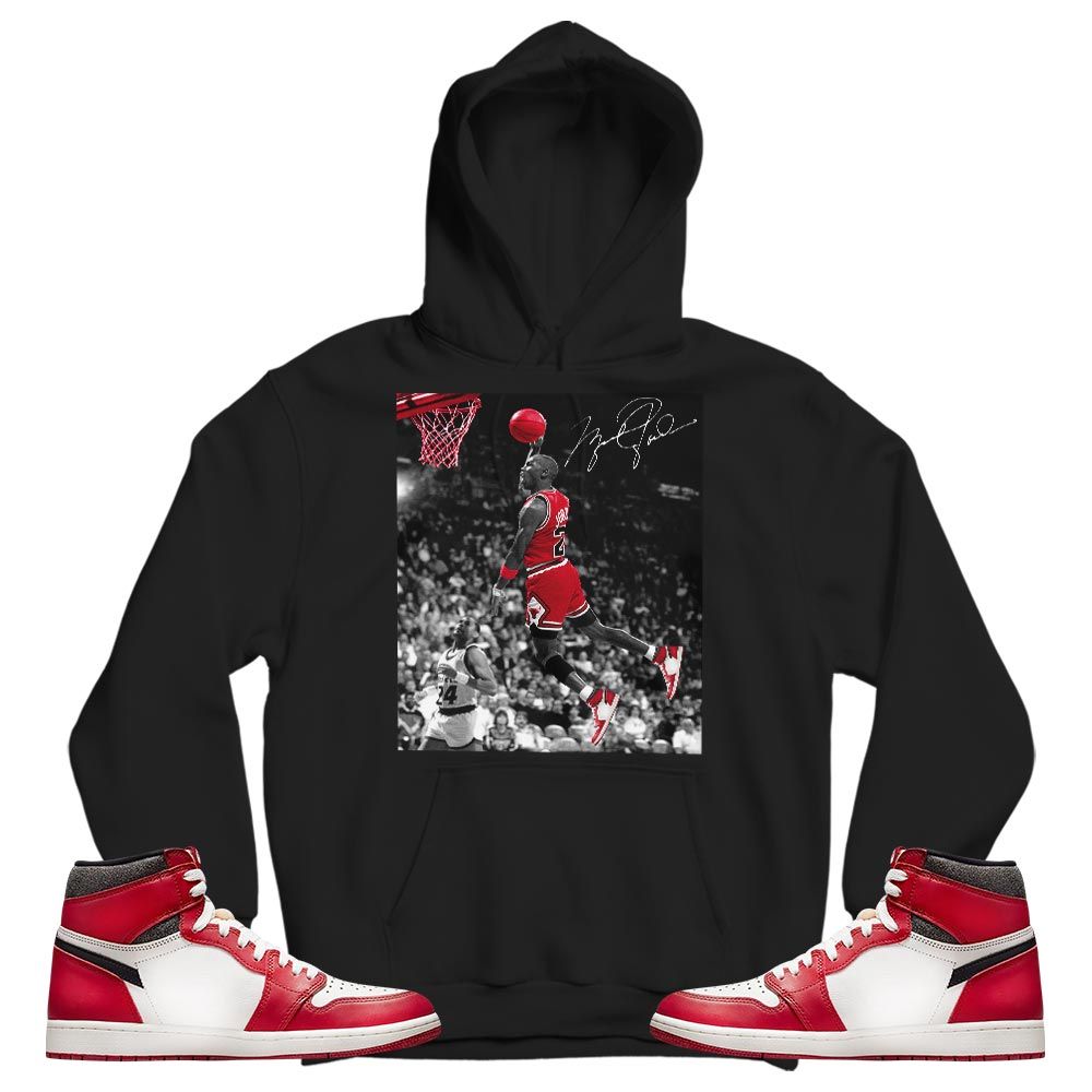 Number 23 Goat Sneaker Shirt Match High OG Chicago 1s, Jordan 1 Lost Found Chicago MKO T-Shirt