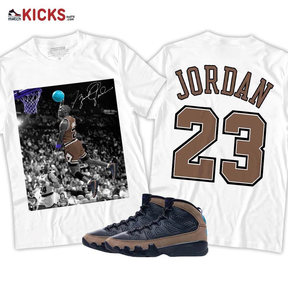 Number 23 Goat Sneaker Shirt Match Olive Concord 9s, Jordan 9 Olive Concord MKO T-Shirt Number 23 Goat Sneaker Shirt Match Olive Concord 9s, Jordan 9 Olive Concord MKO T-Shirt