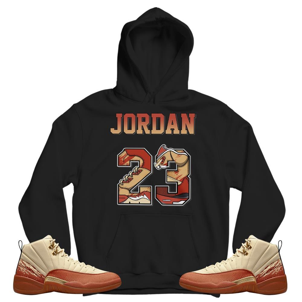 Number 23 JD Sneaker Shirt Match Eastside Golf 12s, Jordan 12 Retro Eastside Golf MKO T-Shirt