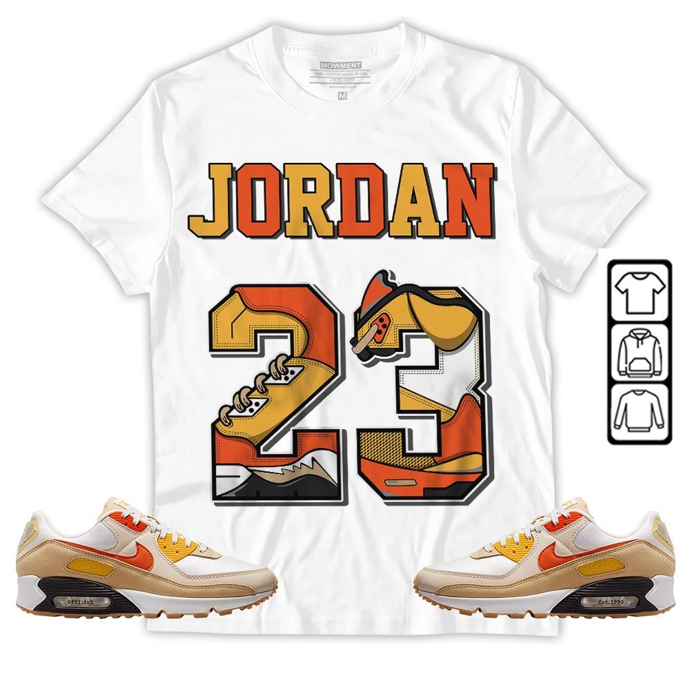 Number 23 JD Sneaker Shirt Match Max 90 Barometer, Air Max 90 Air Pressure MKO T-Shirt