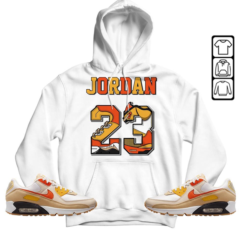 Number 23 JD Sneaker Shirt Match Max 90 Barometer, Air Max 90 Air Pressure MKO T-Shirt
