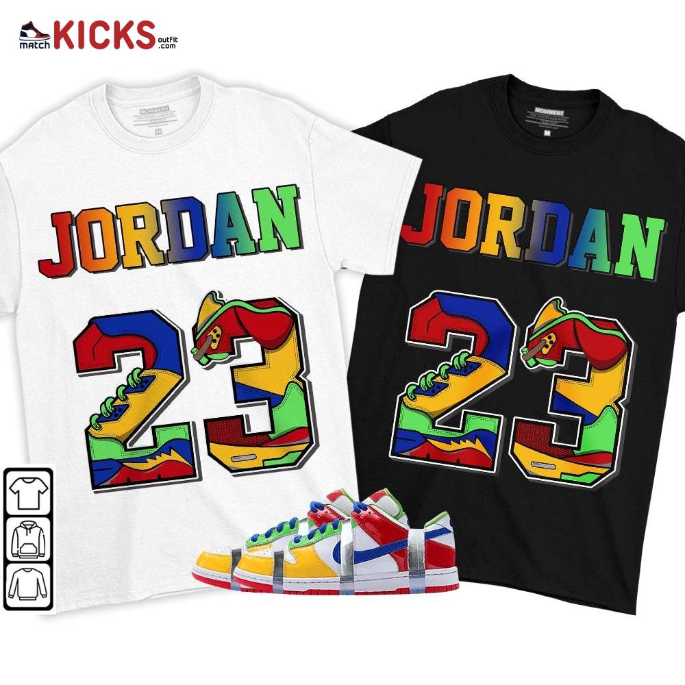 Number 23 JD Sneaker Shirt Match SB Dunk Low eBay, SB Dunk Low Sandy MKO T-Shirt