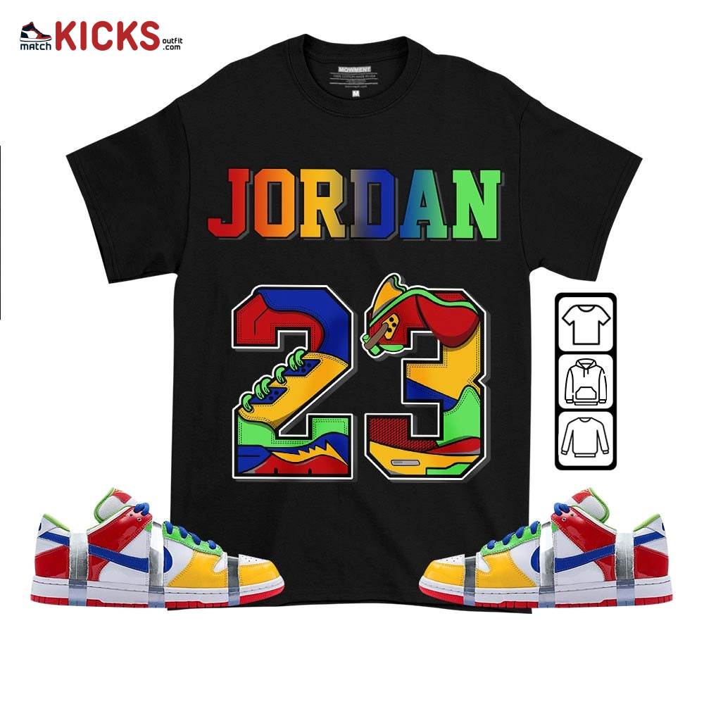 Number 23 JD Sneaker Shirt Match SB Dunk Low eBay, SB Dunk Low Sandy MKO T-Shirt
