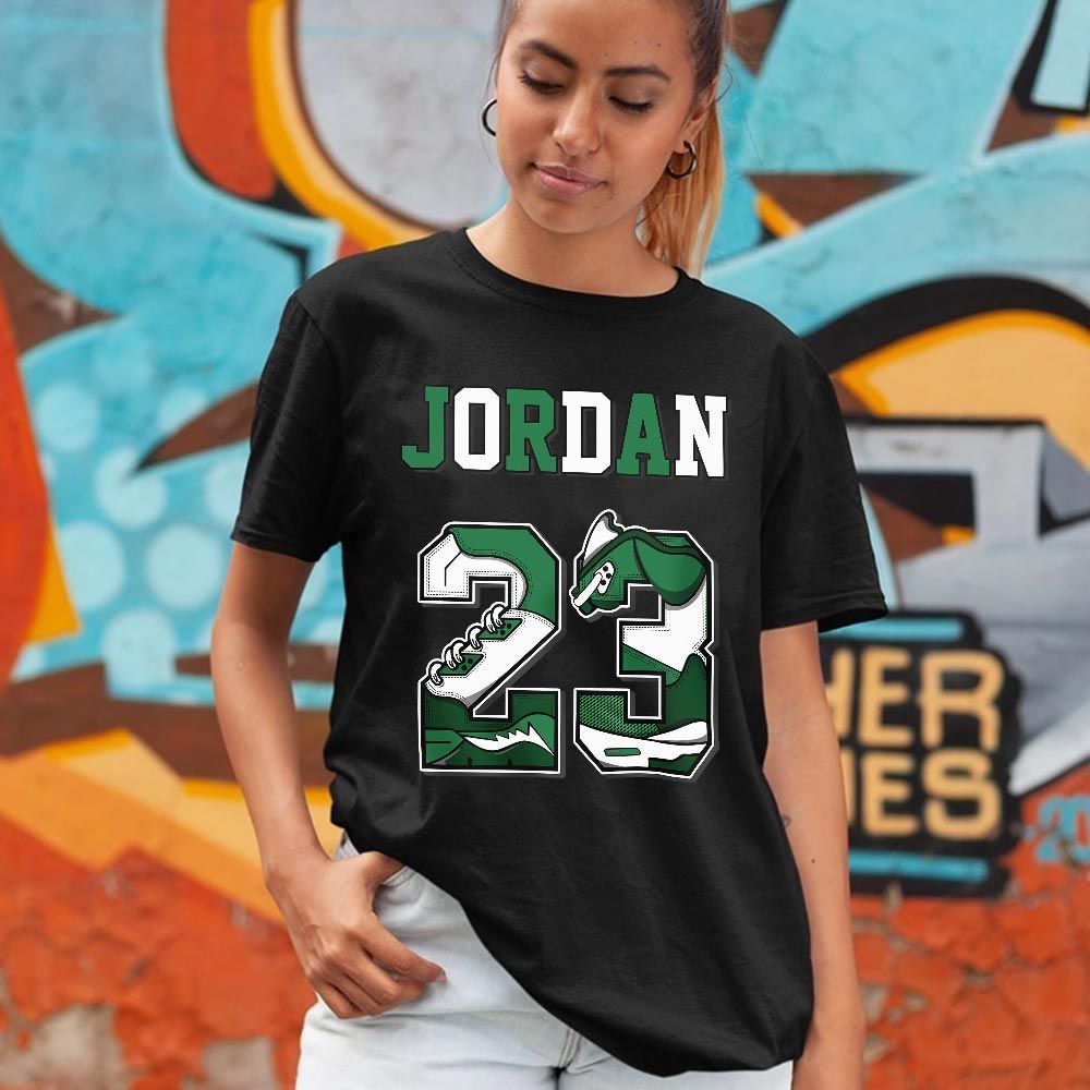 Number 23 JD Sneaker Shirt Match SP Pine Green, Air Ship SP Pine Green MKO T-Shirt Number 23 JD Sneaker Shirt Match SP Pine Green, Air Ship SP Pine Green MKO T-Shirt
