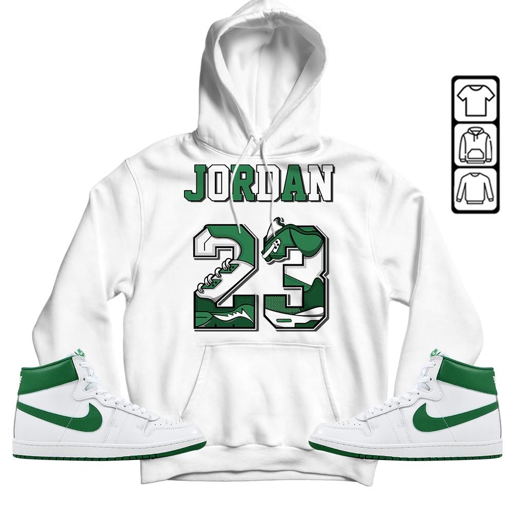 Number 23 JD Sneaker Shirt Match SP Pine Green, Air Ship SP Pine Green MKO T-Shirt Number 23 JD Sneaker Shirt Match SP Pine Green, Air Ship SP Pine Green MKO T-Shirt