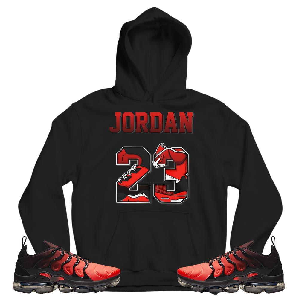 Number 23 JD Sneaker Shirt Match Vapormax Plus Red Black, Air VaporMax Plus Darth Maul MKO T-Shirt