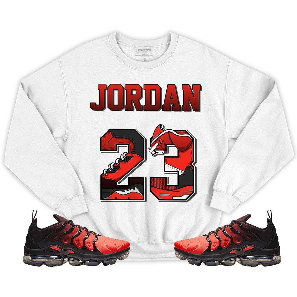 Number 23 JD Sneaker Shirt Match Vapormax Plus Red Black, Air VaporMax Plus Darth Maul MKO T-Shirt Number 23 JD Sneaker Shirt Match Vapormax Plus Red Black, Air VaporMax Plus Darth Maul MKO T-Shirt