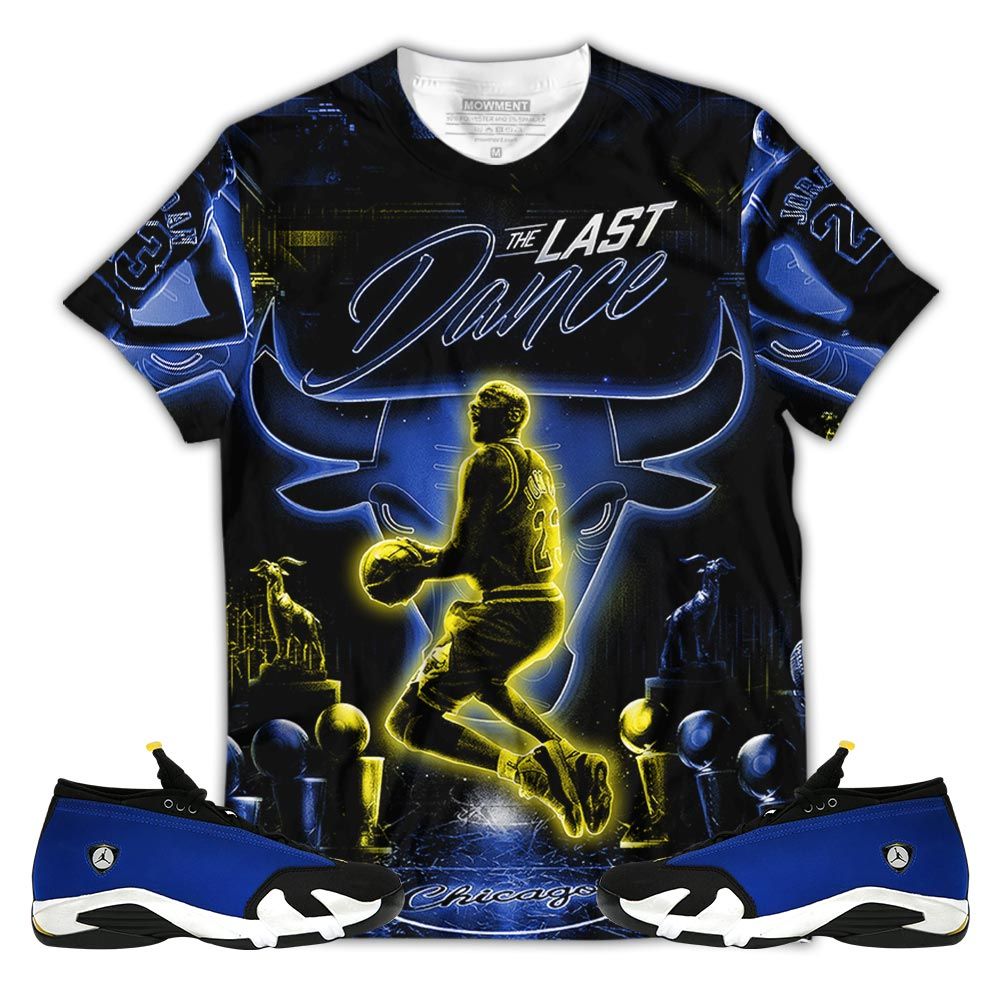 Number 23 Jordan Memories Sneaker Shirt Match 2023 Blue Laney 14S, Jordan 14 Laney Hoodie Sweatshirt Tee All Over Print MKO Shirt Number 23 Jordan Memories Sneaker Shirt Match 2023 Blue Laney 14S, Jordan 14 Laney Hoodie Sweatshirt Tee All Over Print MKO Shirt