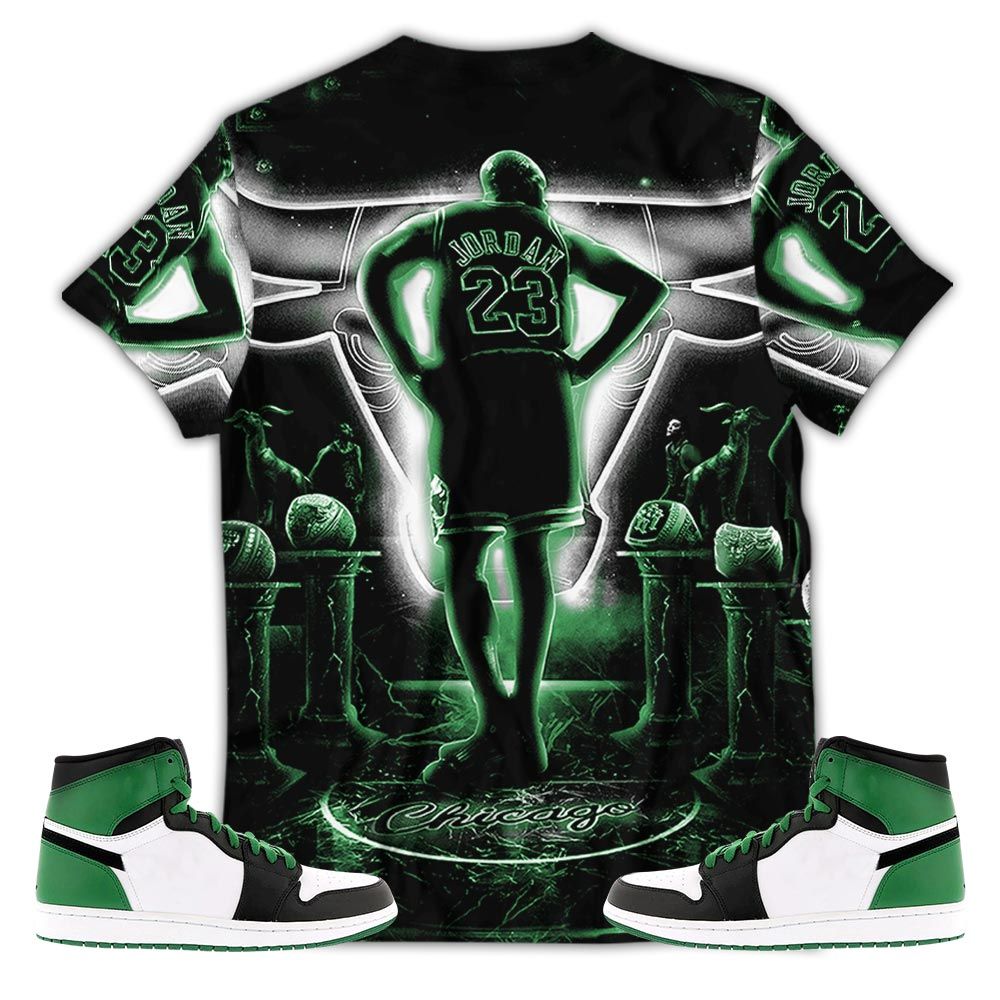 Number 23 Jordan Memories Sneaker Shirt Match Lucky Green 1S, Jordan 1 Lucky Green Hoodie Sweatshirt Tee All Over Print MKO Shirt Number 23 Jordan Memories Sneaker Shirt Match Lucky Green 1S, Jordan 1 Lucky Green Hoodie Sweatshirt Tee All Over Print MKO Shirt