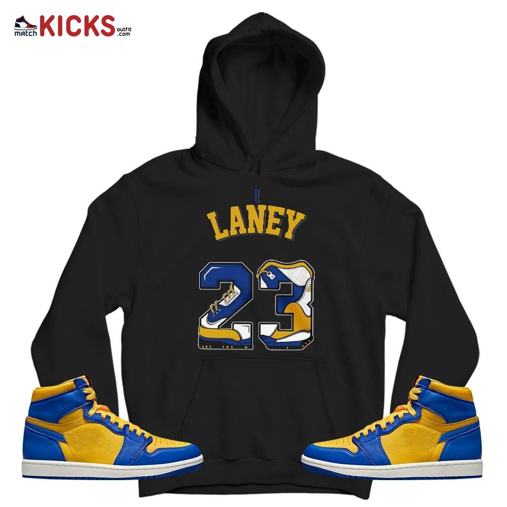 Number 23 Sneaker Shirt Match 2023 Laney 1s, Jordan 1 Retro High Laney MKO T-Shirt Number 23 Sneaker Shirt Match 2023 Laney 1s, Jordan 1 Retro High Laney MKO T-Shirt