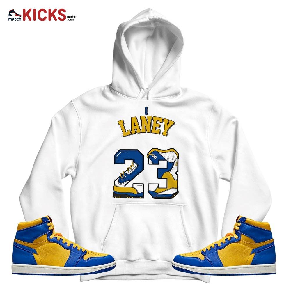 Number 23 Sneaker Shirt Match 2023 Laney 1s, Jordan 1 Retro High Laney MKO T-Shirt Number 23 Sneaker Shirt Match 2023 Laney 1s, Jordan 1 Retro High Laney MKO T-Shirt