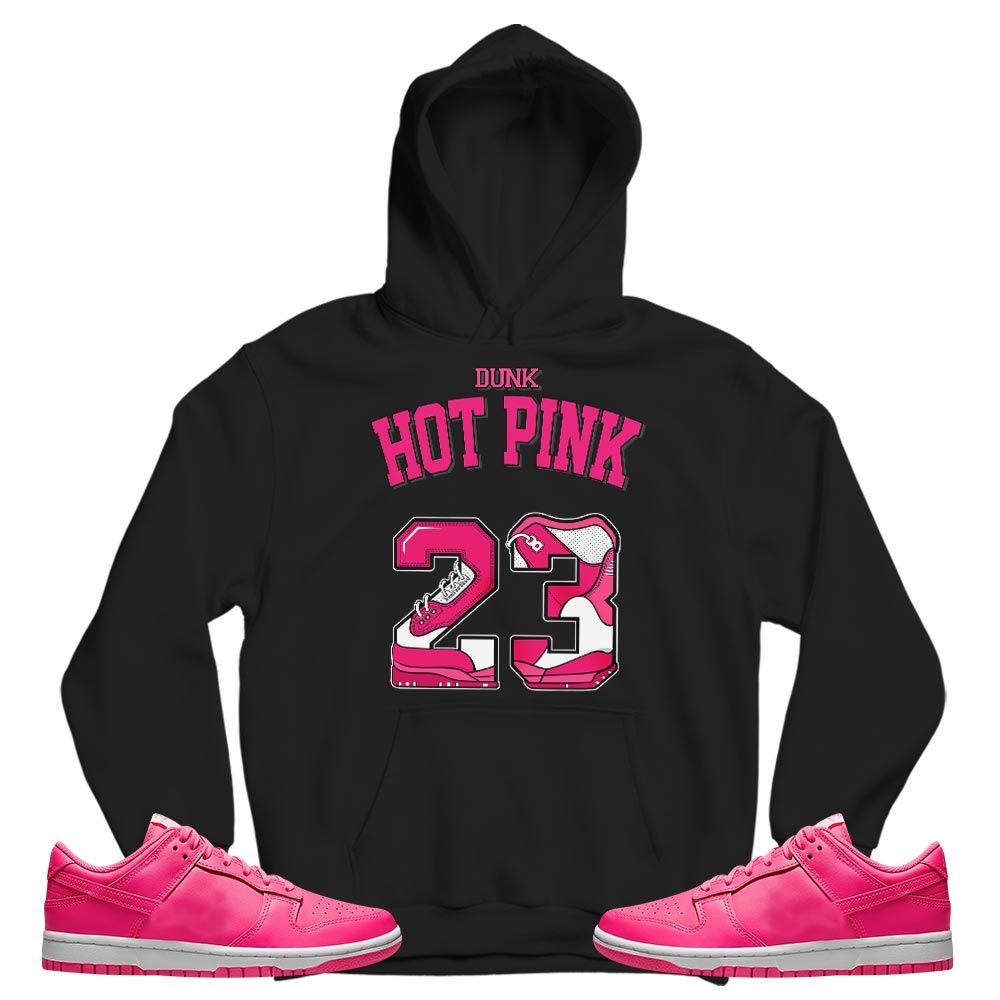 Number 23 Sneaker Shirt Match Dunk Low Hyper Pink, Dunk Low Hot Pink MKO T-Shirt