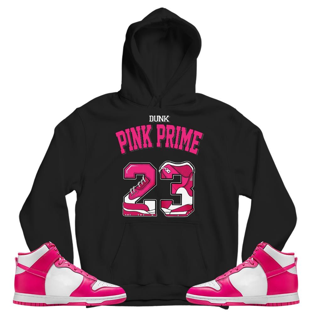 Number 23 Sneaker Shirt Match Pink Prime Dunk, Dunk High Pink Prime MKO T-Shirt
