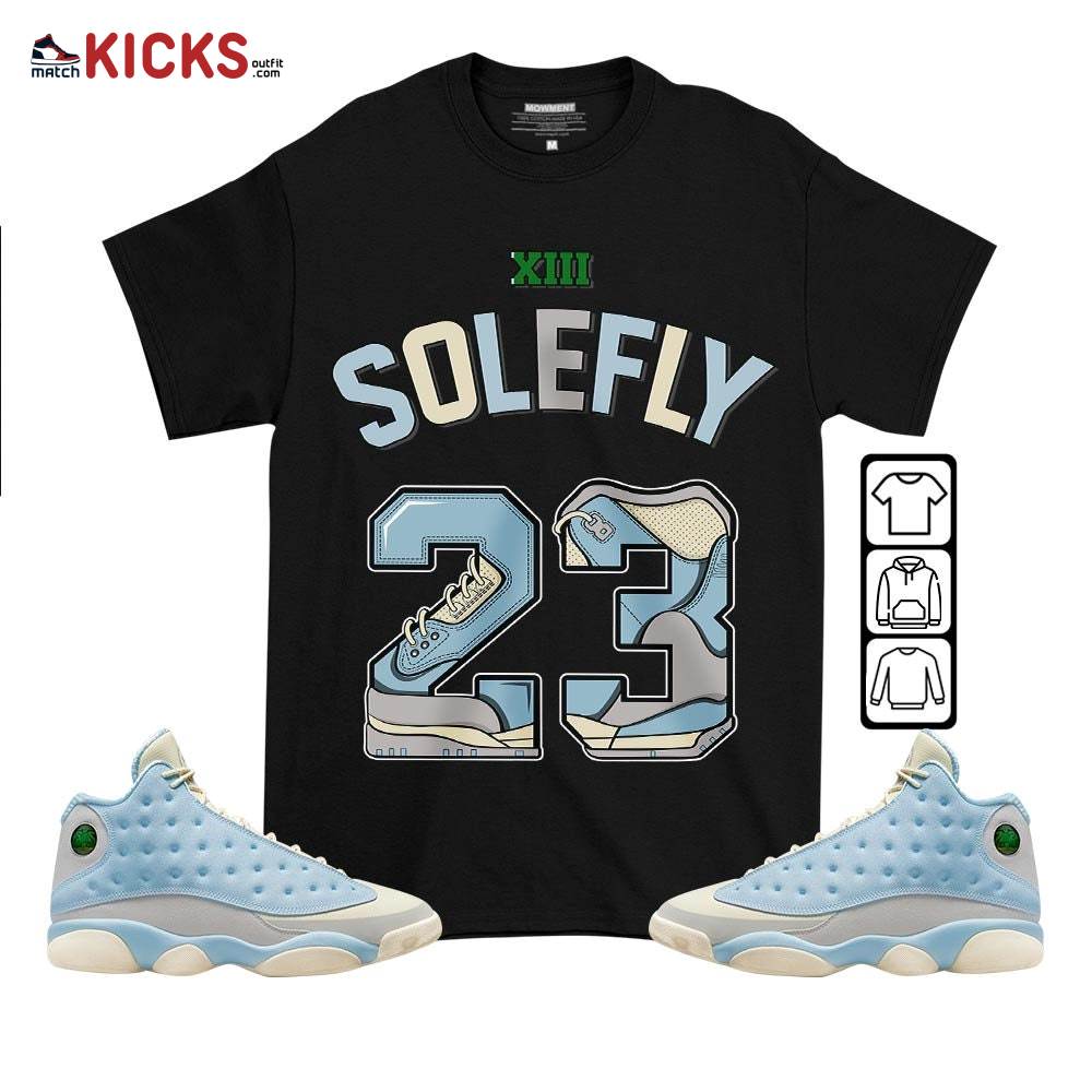 Number 23 Sneaker Shirt Match SoleFly 13s, Jordan 13 Retro SoleFly MKO T-Shirt