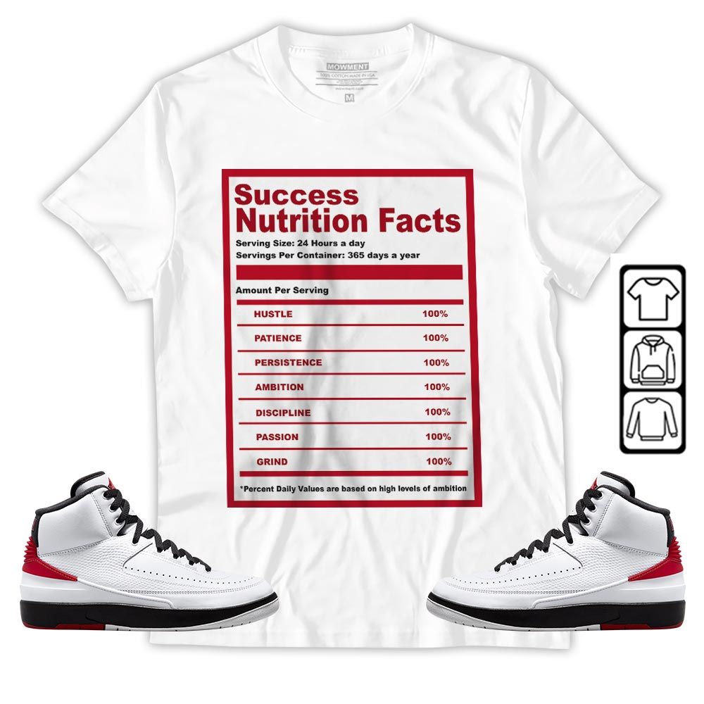 Nutrition Facts Sneaker Shirt Match 2 Chicago Varsity Red, Jordan Retro 2 Chicago MKO T-Shirt Nutrition Facts Sneaker Shirt Match 2 Chicago Varsity Red, Jordan Retro 2 Chicago MKO T-Shirt