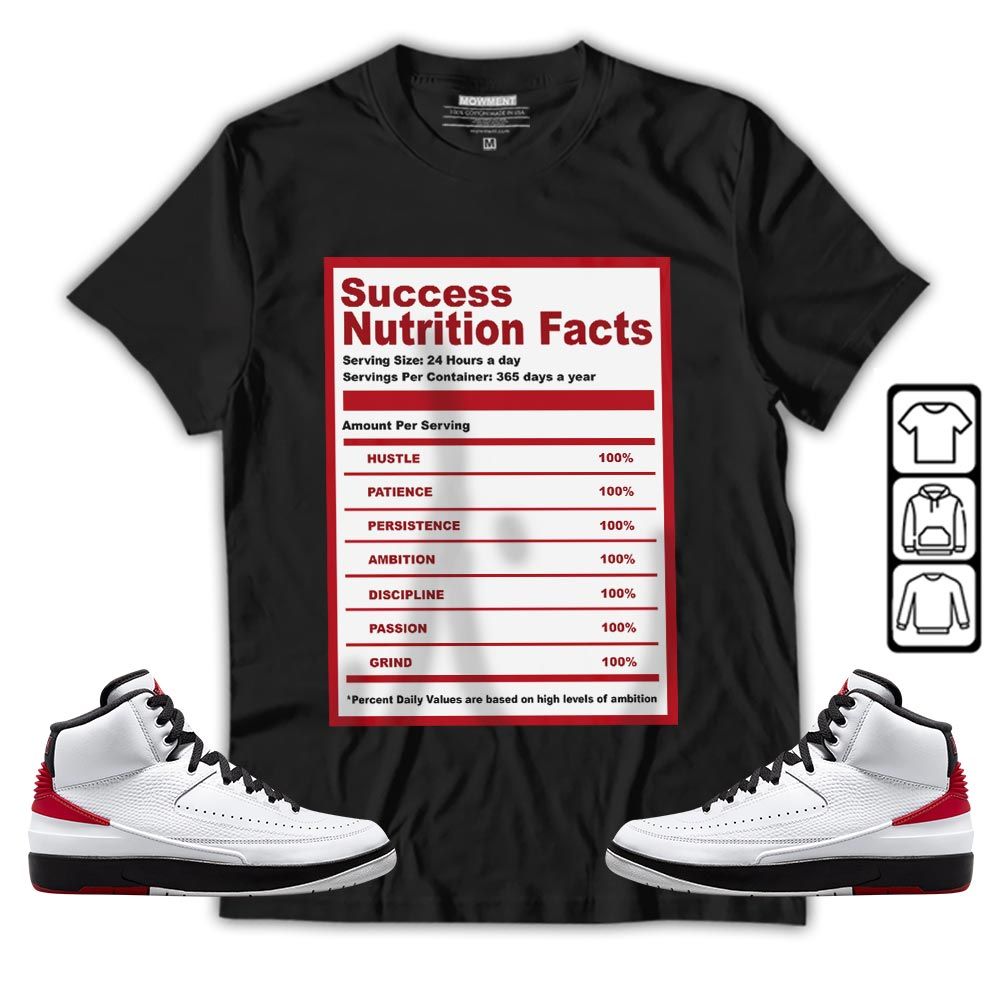 Nutrition Facts Sneaker Shirt Match 2 Chicago Varsity Red, Jordan Retro 2 Chicago MKO T-Shirt Nutrition Facts Sneaker Shirt Match 2 Chicago Varsity Red, Jordan Retro 2 Chicago MKO T-Shirt