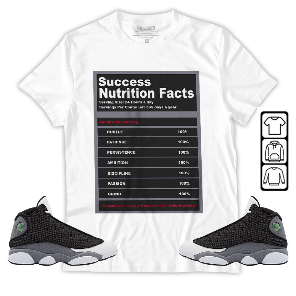 Nutrition Facts Sneaker Shirt Match Black Flint 13s, Jordan Retro 13 Black Flint MKO T-Shirt Nutrition Facts Sneaker Shirt Match Black Flint 13s, Jordan Retro 13 Black Flint MKO T-Shirt
