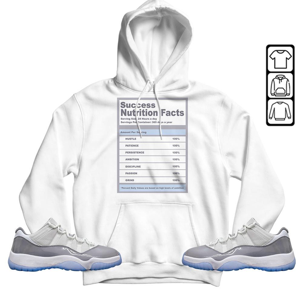 Nutrition Facts Sneaker Shirt Match Cement Grey 11s, Jordan 11 Low Cement Grey MKO T-Shirt
