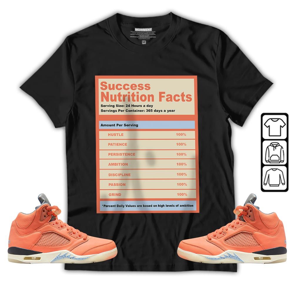 Nutrition Facts Sneaker Shirt Match Crimson Bliss 5s, Jordan 5 DJ Khaled Crimson Bliss MKO T-Shirt Nutrition Facts Sneaker Shirt Match Crimson Bliss 5s, Jordan 5 DJ Khaled Crimson Bliss MKO T-Shirt