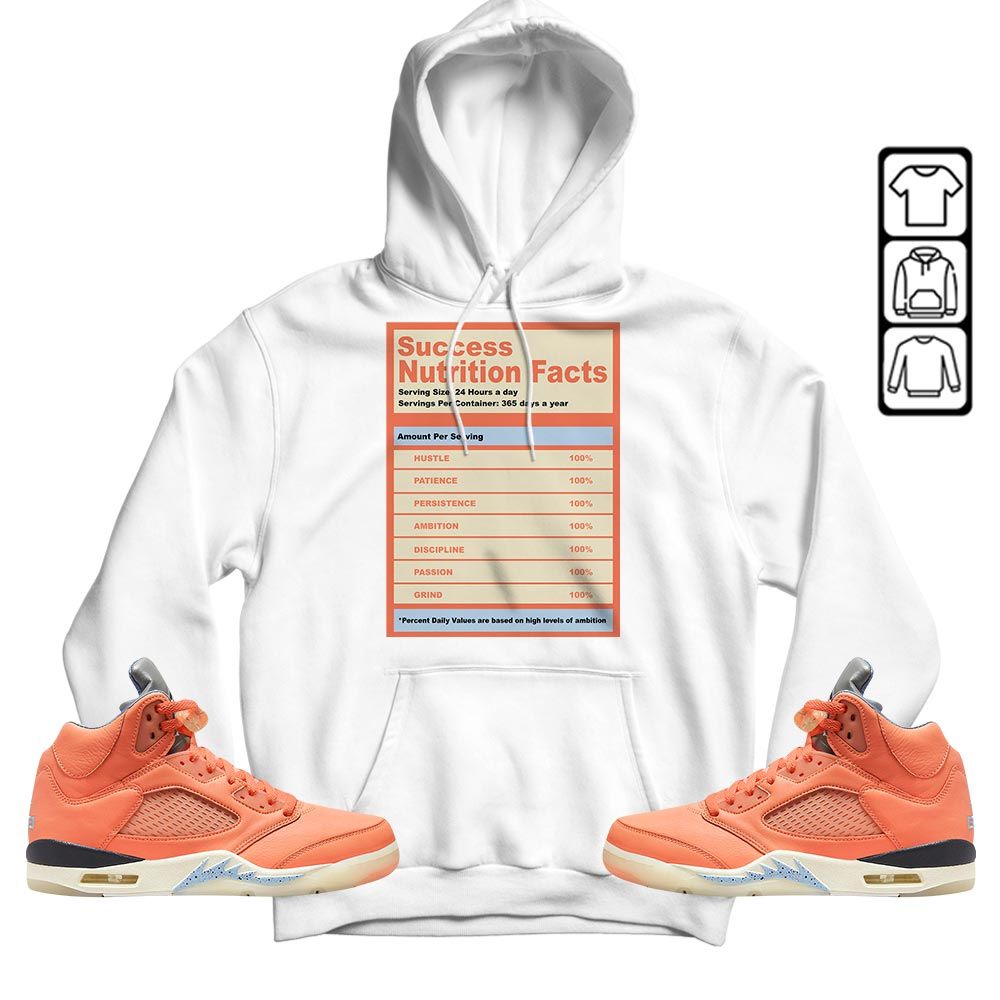 Nutrition Facts Sneaker Shirt Match Crimson Bliss 5s, Jordan 5 DJ Khaled Crimson Bliss MKO T-Shirt