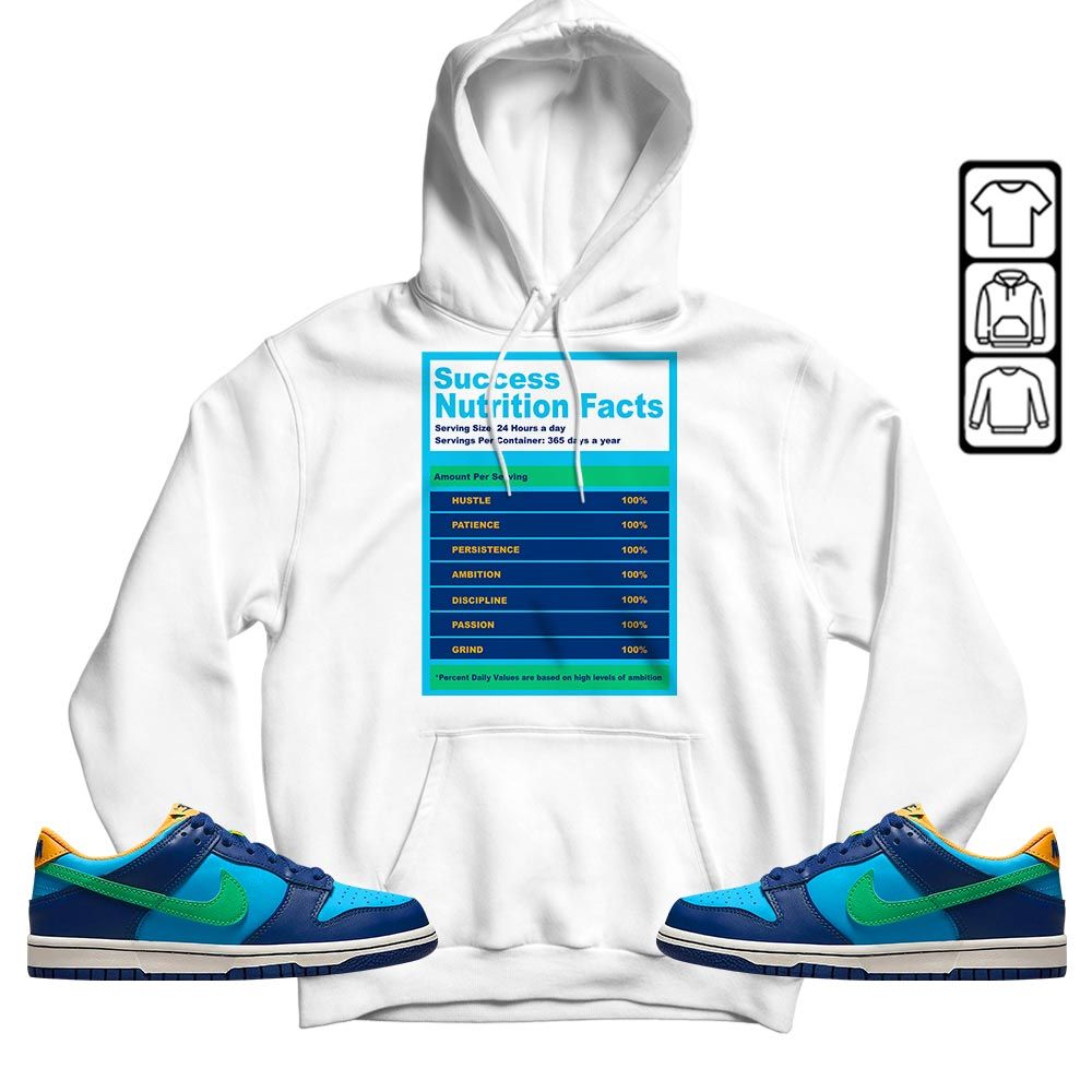Nutrition Facts Sneaker Shirt Match Dunk Low GS Kyrie, Dunk Low GS Electric Algae MKO T-Shirt
