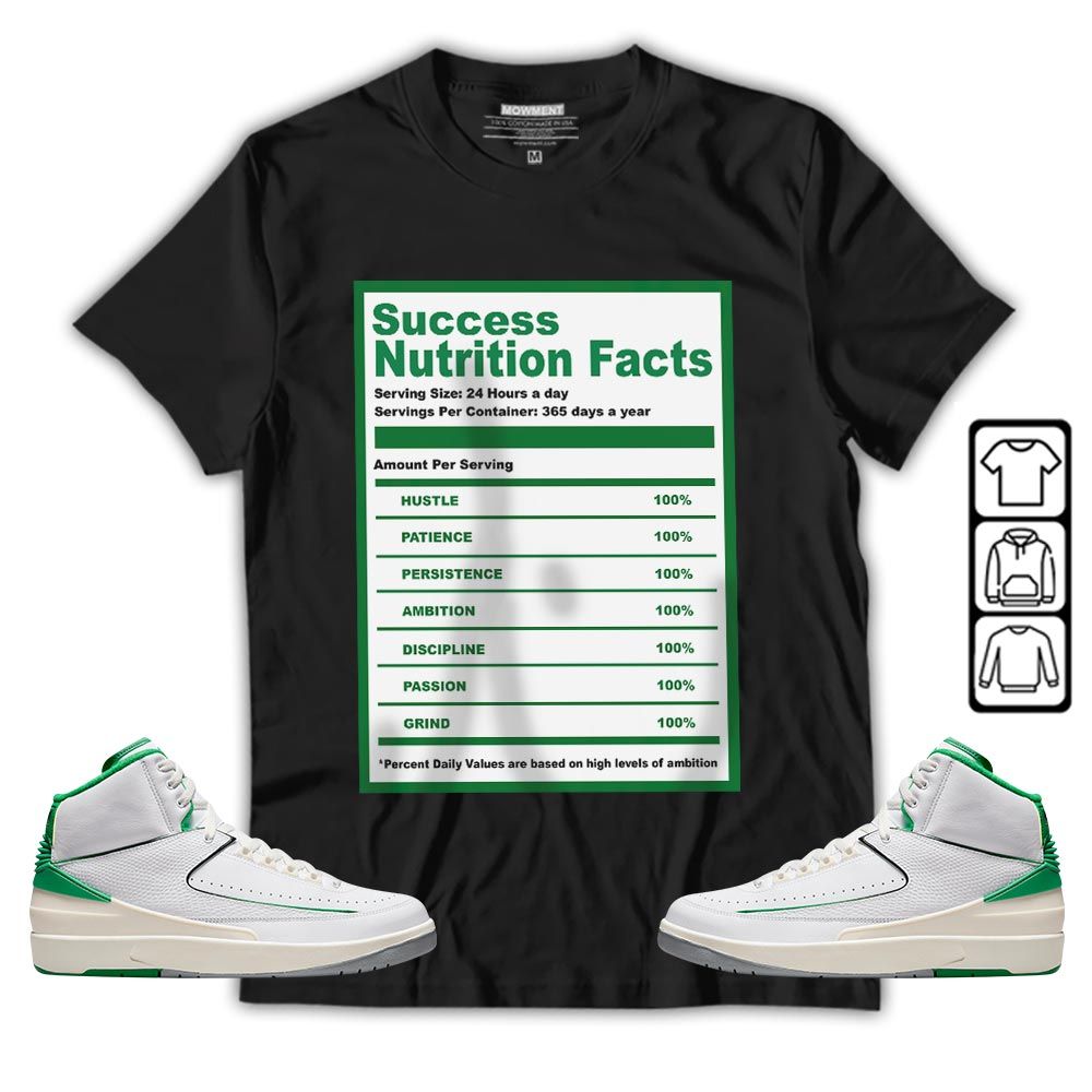 Nutrition Facts Sneaker Shirt Match Lucky Green 2s, Jordan 2 Lucky Green MKO T-Shirt Nutrition Facts Sneaker Shirt Match Lucky Green 2s, Jordan 2 Lucky Green MKO T-Shirt