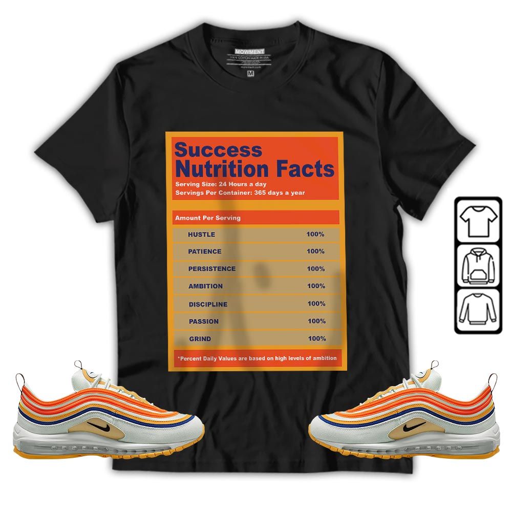 Nutrition Facts Sneaker Shirt Match Max 97 Frank Rudy, Air Max 97 SE Air Pressure MKO T-Shirt Nutrition Facts Sneaker Shirt Match Max 97 Frank Rudy, Air Max 97 SE Air Pressure MKO T-Shirt