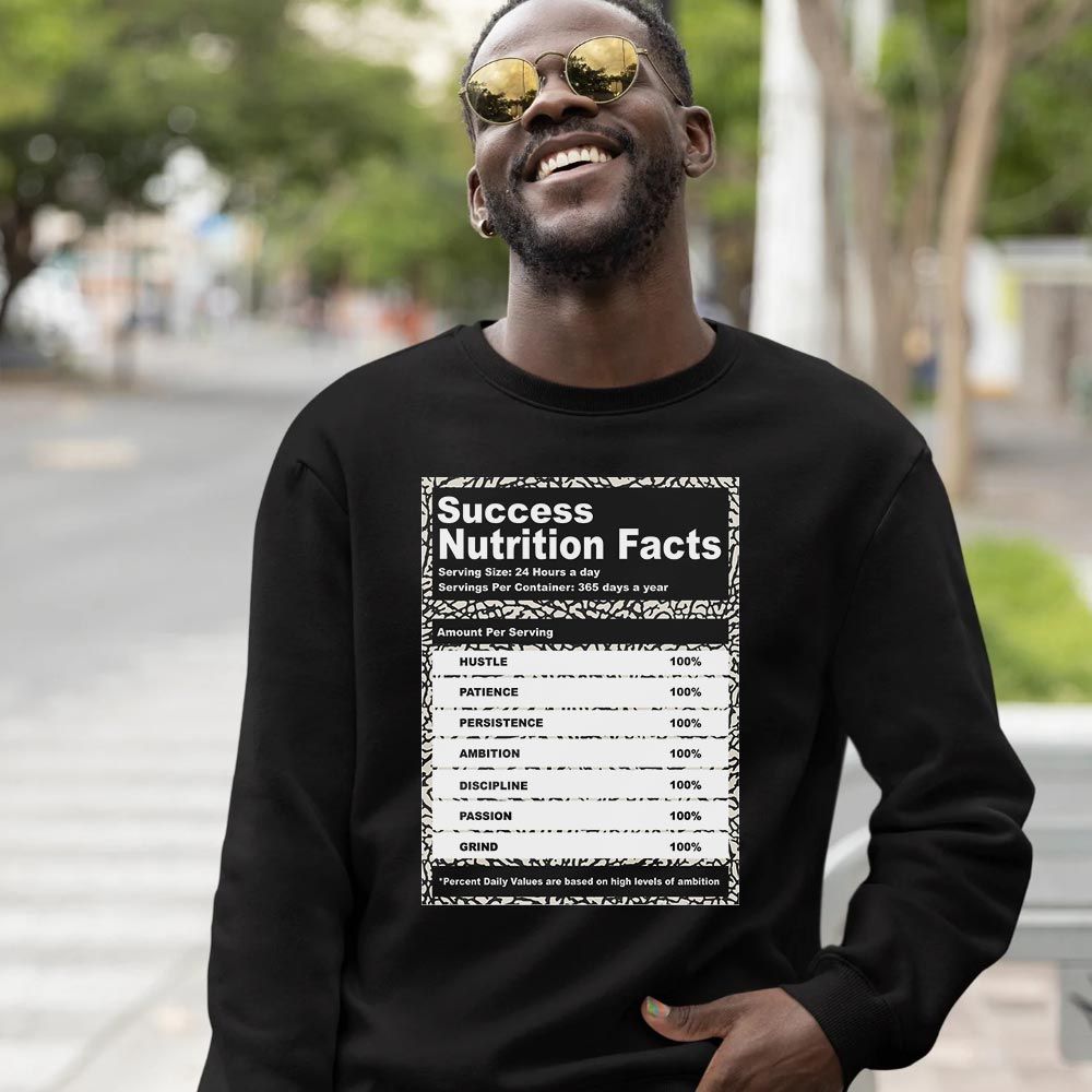 Nutrition Facts Sneaker Shirt Match OG Elephant 1s, Jordan 1 White Cement MKO T-Shirt Nutrition Facts Sneaker Shirt Match OG Elephant 1s, Jordan 1 White Cement MKO T-Shirt