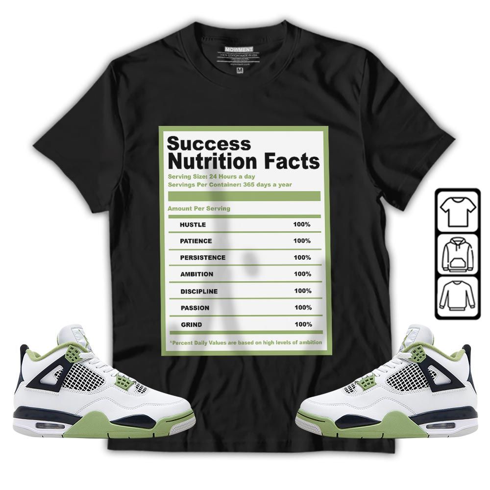 Nutrition Facts Sneaker Shirt Match Retro Oil Green 4s, Jordan 4 Oil Green MKO T-Shirt Nutrition Facts Sneaker Shirt Match Retro Oil Green 4s, Jordan 4 Oil Green MKO T-Shirt