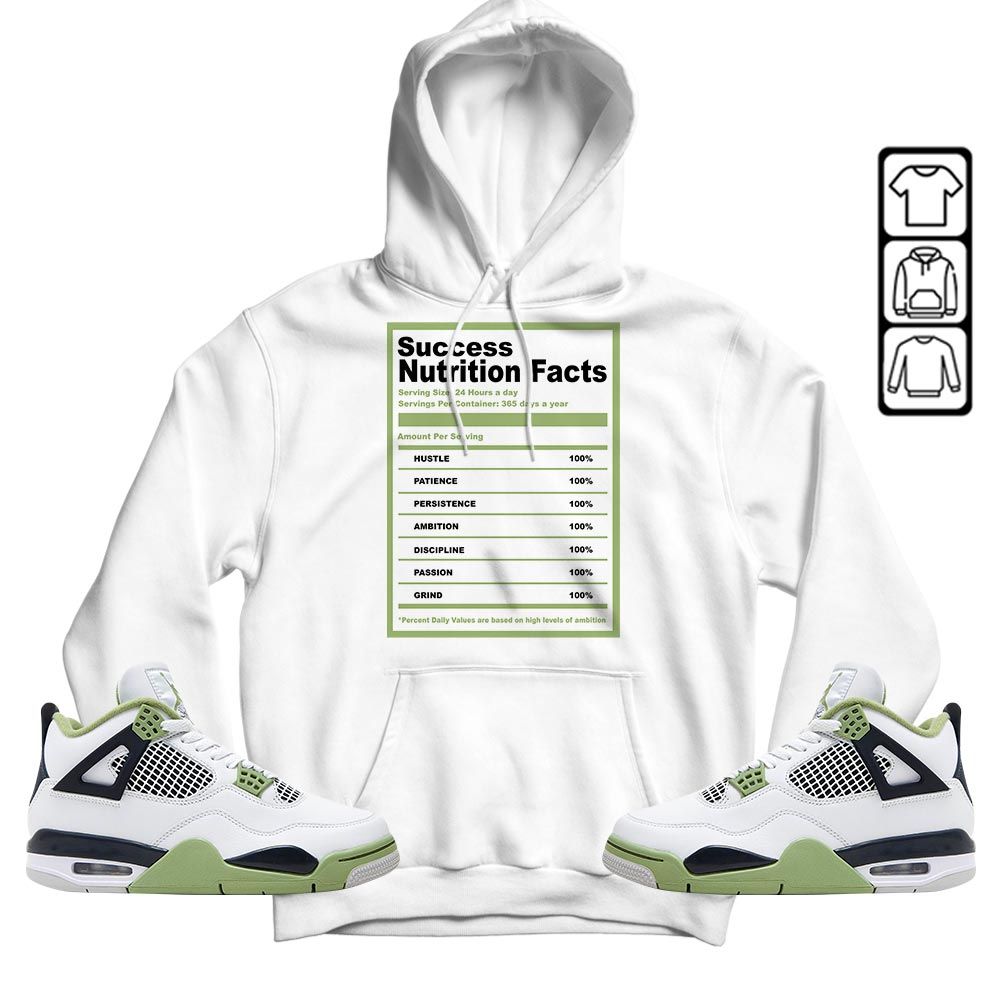Nutrition Facts Sneaker Shirt Match Retro Oil Green 4s, Jordan 4 Oil Green MKO T-Shirt