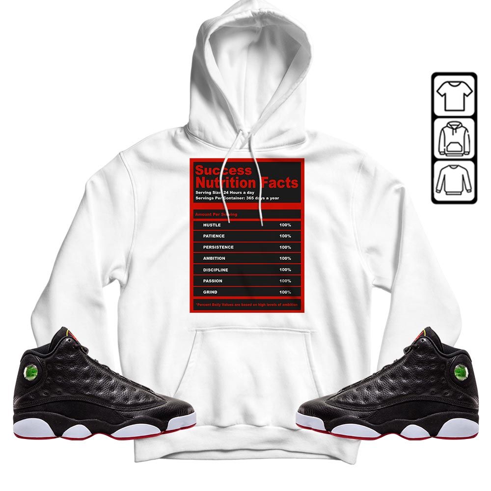 Nutrition Facts Sneaker Shirt Match Retro Playoffs 13s, Jordan 13 Playoffs MKO T-Shirt
