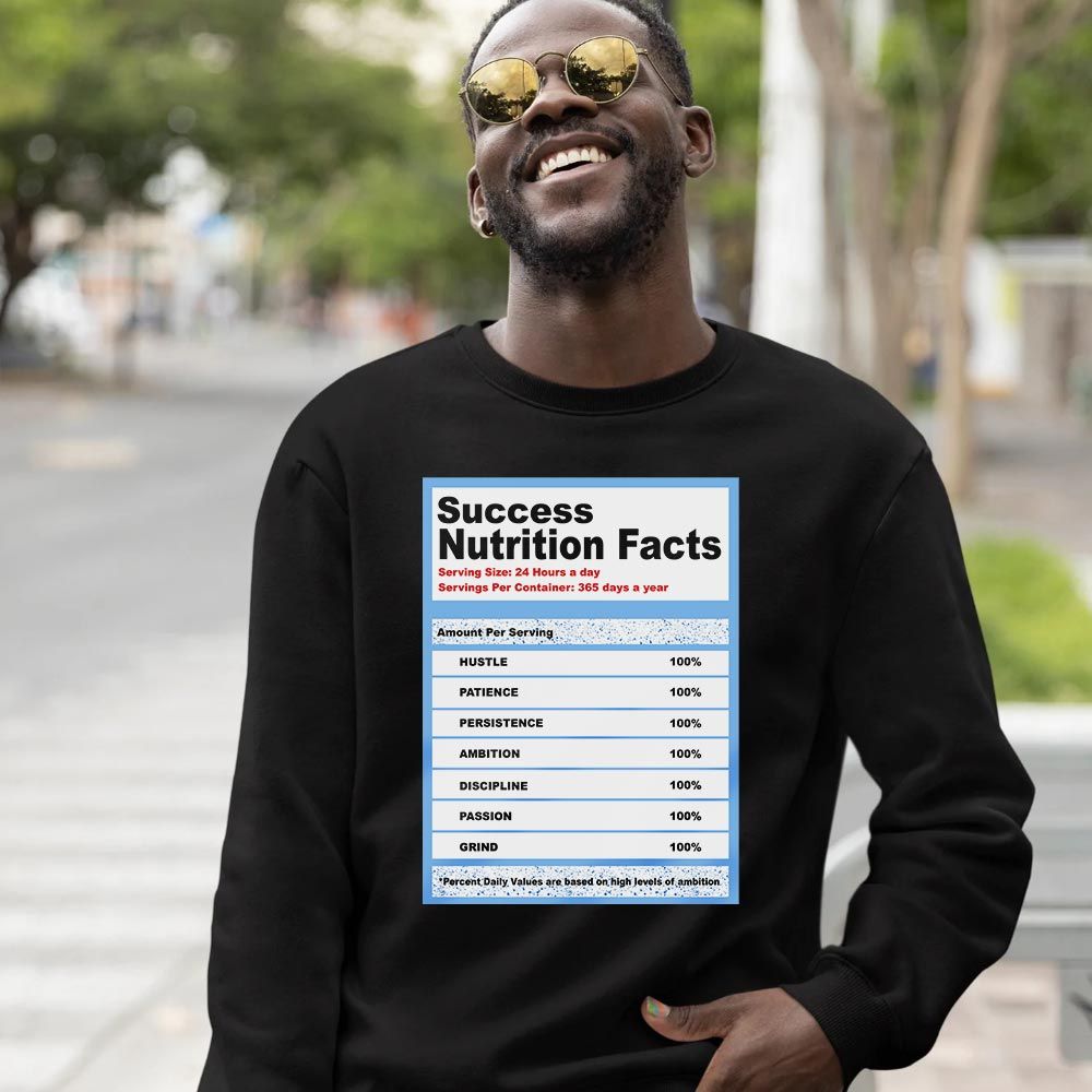 Nutrition Facts Sneaker Shirt Match Retro University Blue 5s, Jordan 5 University Blue MKO T-Shirt Nutrition Facts Sneaker Shirt Match Retro University Blue 5s, Jordan 5 University Blue MKO T-Shirt