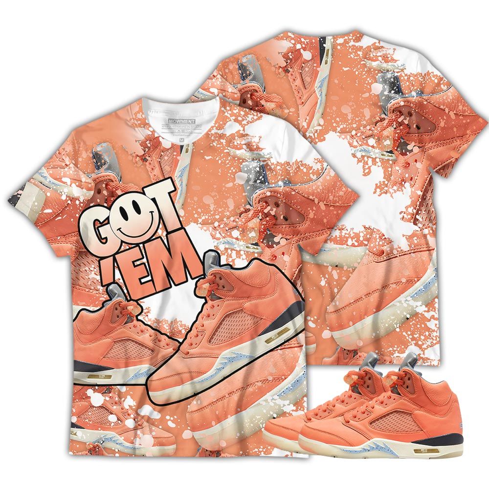 Orange Got Em Shoes Smile Sneaker Shirt Match Crimson Bliss 5S, Jordan 5 Dj Khaled Crimson Bliss Hoodie Sweatshirt Tee All Over Print MKO Shirt Orange Got Em Shoes Smile Sneaker Shirt Match Crimson Bliss 5S, Jordan 5 Dj Khaled Crimson Bliss Hoodie Sweatshirt Tee All Over Print MKO Shirt