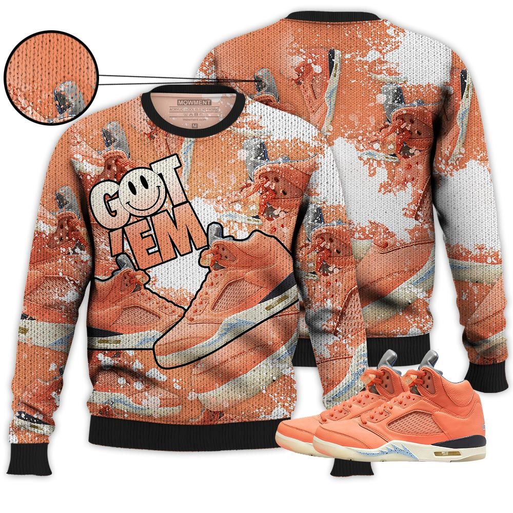 Orange Got Em Shoes Smile Sneaker Shirt Match Crimson Bliss 5S, Jordan 5 Dj Khaled Crimson Bliss Hoodie Sweatshirt Tee All Over Print MKO Shirt Orange Got Em Shoes Smile Sneaker Shirt Match Crimson Bliss 5S, Jordan 5 Dj Khaled Crimson Bliss Hoodie Sweatshirt Tee All Over Print MKO Shirt